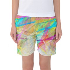 Abstract-14 Women s Basketball Shorts by nateshop