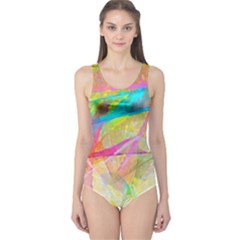 Abstract-14 One Piece Swimsuit by nateshop