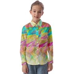 Abstract-14 Kids  Long Sleeve Shirt by nateshop