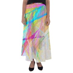 Abstract-14 Flared Maxi Skirt by nateshop