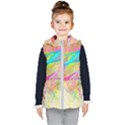 Abstract-14 Kids  Hooded Puffer Vest View1