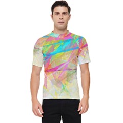 Abstract-14 Men s Short Sleeve Rash Guard by nateshop