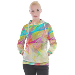 Abstract-14 Women s Hooded Pullover by nateshop