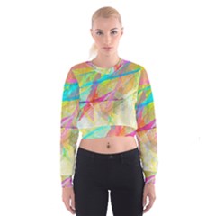 Abstract-14 Cropped Sweatshirt by nateshop