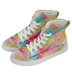 Abstract-14 Men s Hi-top Skate Sneakers