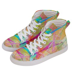 Abstract-14 Women s Hi-top Skate Sneakers by nateshop