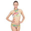 Abstract-14 High Neck Bikini Set View1