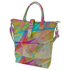 Abstract-14 Buckle Top Tote Bag by nateshop