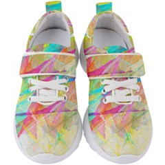 Abstract-14 Kids  Velcro Strap Shoes by nateshop