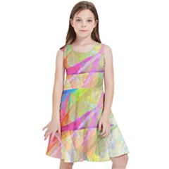 Abstract-14 Kids  Skater Dress by nateshop