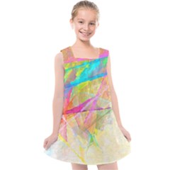 Abstract-14 Kids  Cross Back Dress by nateshop