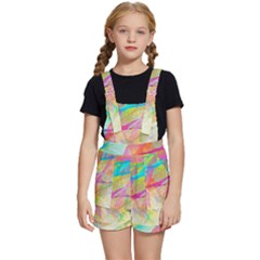 Abstract-14 Kids  Short Overalls by nateshop