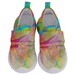 Abstract-14 Kids  Velcro No Lace Shoes by nateshop