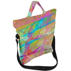 Abstract-14 Fold Over Handle Tote Bag