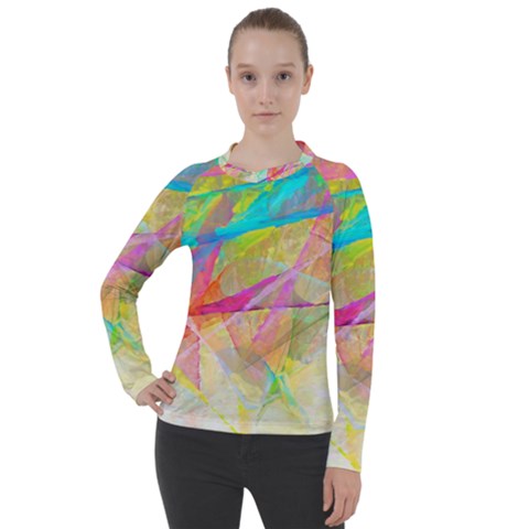 Abstract-14 Women s Pique Long Sleeve Tee by nateshop