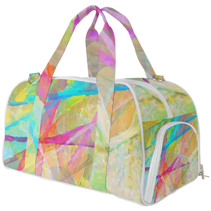 Abstract-14 Burner Gym Duffel Bag