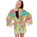 Abstract-14 Long Sleeve Kimono View1