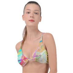 Abstract-14 Knot Up Bikini Top by nateshop