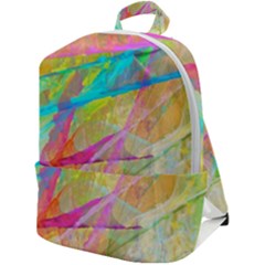 Abstract-14 Zip Up Backpack