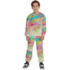 Abstract-14 Kids  Sweatshirt Set by nateshop