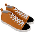 Cadmium Orange	 - 	Mid-Top Canvas Sneakers View3