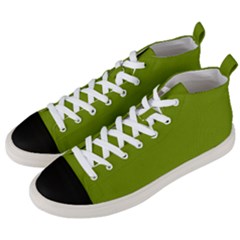 Venom Green	 - 	mid-top Canvas Sneakers by ColorfulShoes