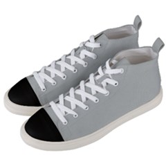 Storm Grey	 - 	mid-top Canvas Sneakers by ColorfulShoes