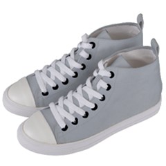 Glacier Grey	 - 	mid-top Canvas Sneakers by ColorfulShoes