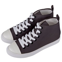 Ash Grey	 - 	mid-top Canvas Sneakers by ColorfulShoes