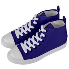 Blue Whale	 - 	mid-top Canvas Sneakers by ColorfulShoes