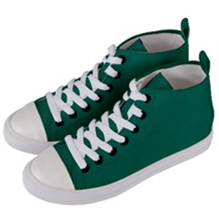 Bottle Green	 - 	mid-top Canvas Sneakers by ColorfulShoes