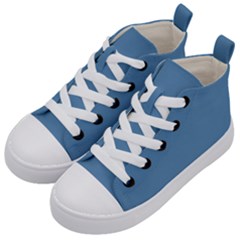 Air Force Blue	 - 	mid-top Canvas Sneakers by ColorfulShoes