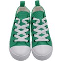 Dark Mint Green	 - 	Mid-Top Canvas Sneakers View1