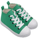 Dark Mint Green	 - 	Mid-Top Canvas Sneakers View3