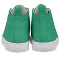 Dark Mint Green	 - 	Mid-Top Canvas Sneakers View4