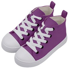 Hyacinth Violet Purple	 - 	mid-top Canvas Sneakers by ColorfulShoes