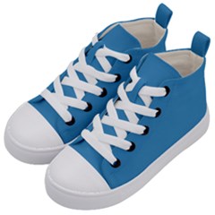 Regatta Blue	 - 	mid-top Canvas Sneakers by ColorfulShoes