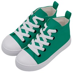 Paleo Veronese Green	 - 	mid-top Canvas Sneakers by ColorfulShoes