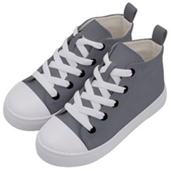 Lava Grey	 - 	mid-top Canvas Sneakers by ColorfulShoes