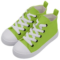 Slime Green	 - 	mid-top Canvas Sneakers by ColorfulShoes