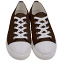 Cafe Noir Brown	 - 	Low Top Canvas Sneakers View1