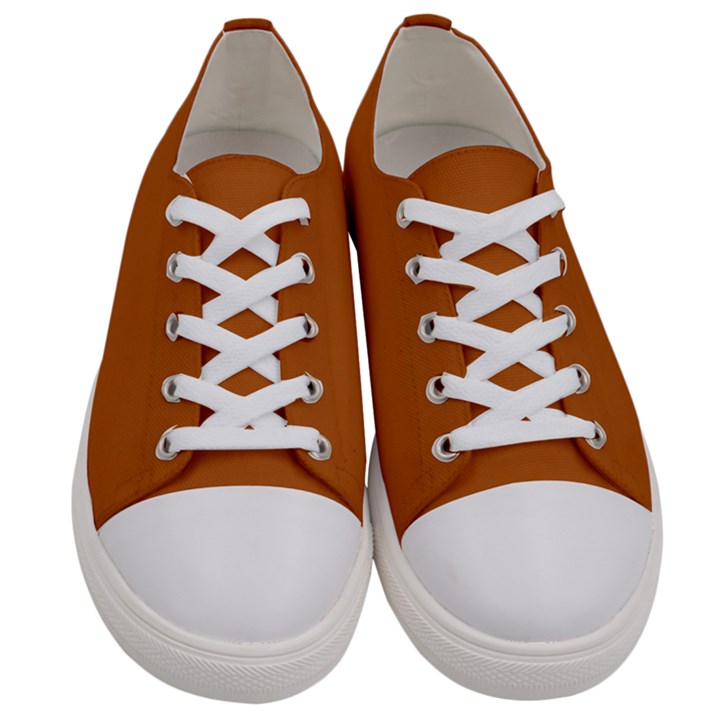 Bronze Orange	 - 	Low Top Canvas Sneakers