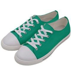 Mint Leaf Green	 - 	low Top Canvas Sneakers by ColorfulShoes