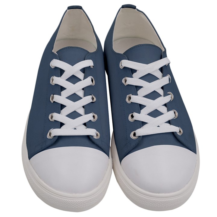 Paynes Grey	 - 	Low Top Canvas Sneakers