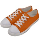 Tangerine Orange	 - 	Low Top Canvas Sneakers View2