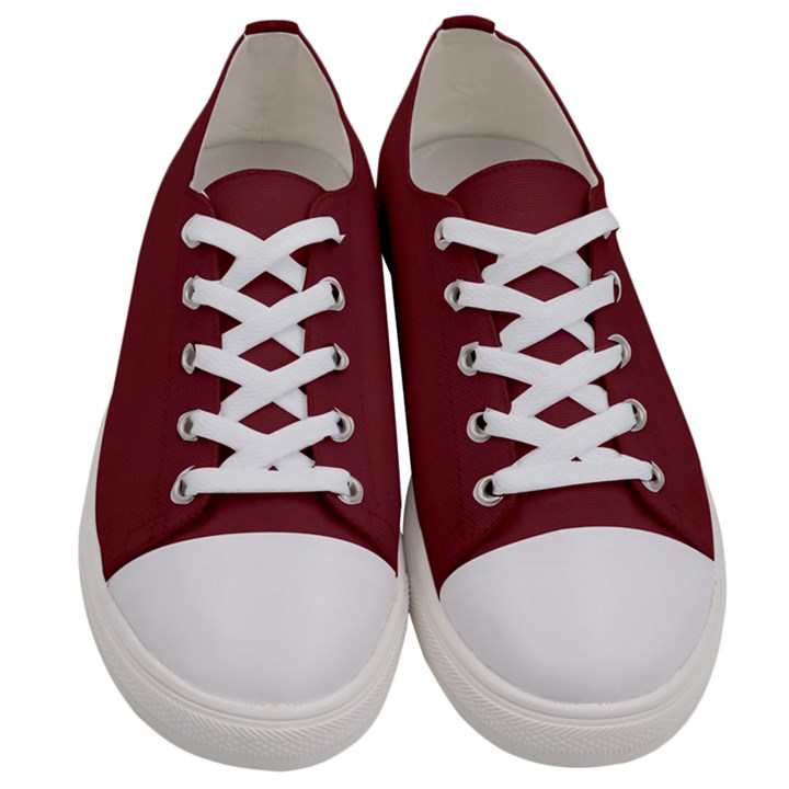 Pear Red	 - 	Low Top Canvas Sneakers