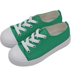 Dark Mint Green	 - 	low Top Canvas Sneakers by ColorfulShoes