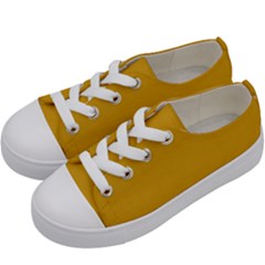 Orange Gold	 - 	low Top Canvas Sneakers by ColorfulShoes