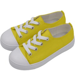 Neon Yellow	 - 	low Top Canvas Sneakers by ColorfulShoes