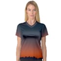 Sky gradient V-Neck Sport Mesh Tee View1